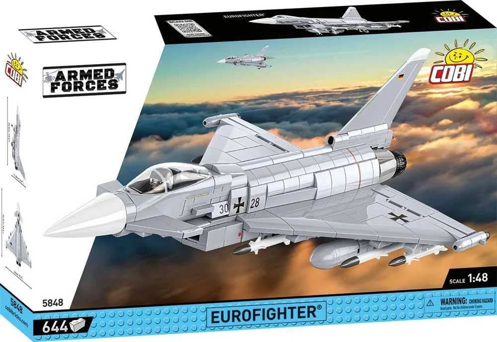 COBI Eurofighter Typhoon konstruktorius, 1:48, 644 det., 8+, Nr. 5848