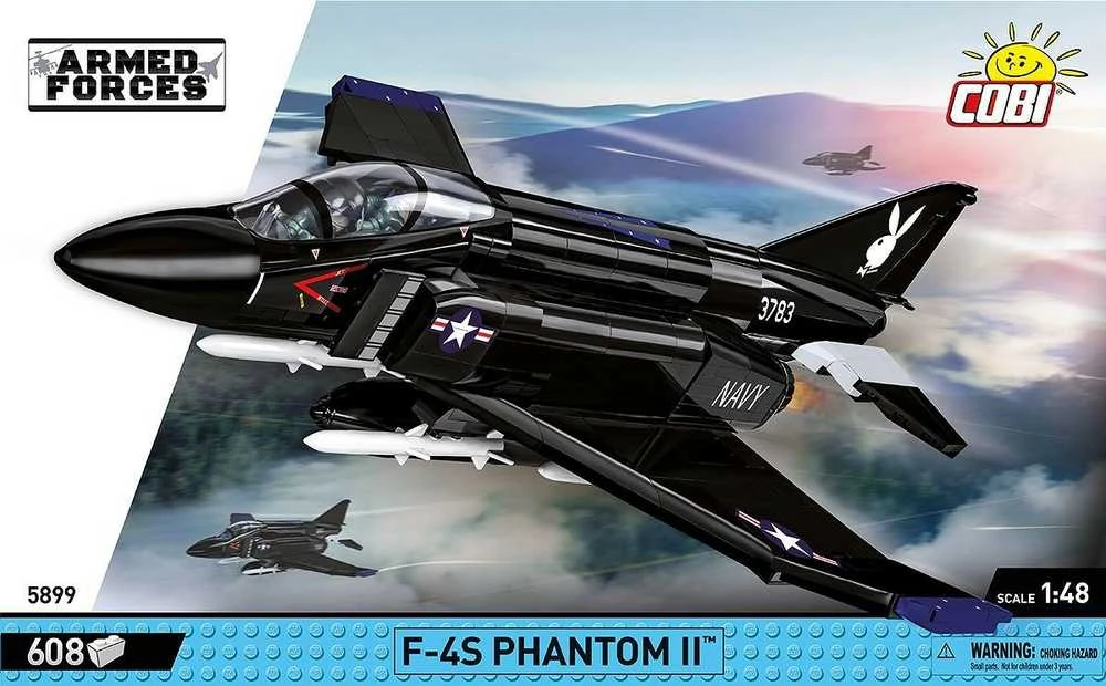 Cobi Konstruktoriaus rinkinys F-4S Phantom II „Juodas Bunny“