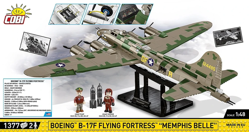 Cobi Executive Edition Boeing B-17F Lataj?ca Forteca