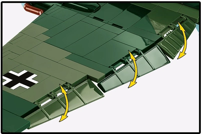 Cobi Klocki „Heinkel he 111 h-22“ su v1 skraidančia bomba, 927 dalys