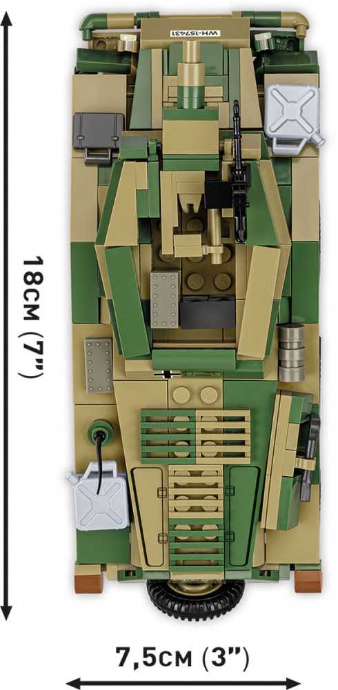 COBI 2288 SD.KFZ BLOKAI. 234/3 STUMMEL TANK Šarvuotas KARINIS AUTOMOBILIS