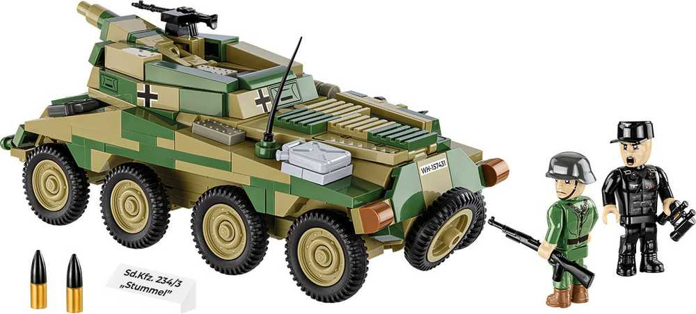 COBI 2288 SD.KFZ BLOKAI. 234/3 STUMMEL TANK Šarvuotas KARINIS AUTOMOBILIS