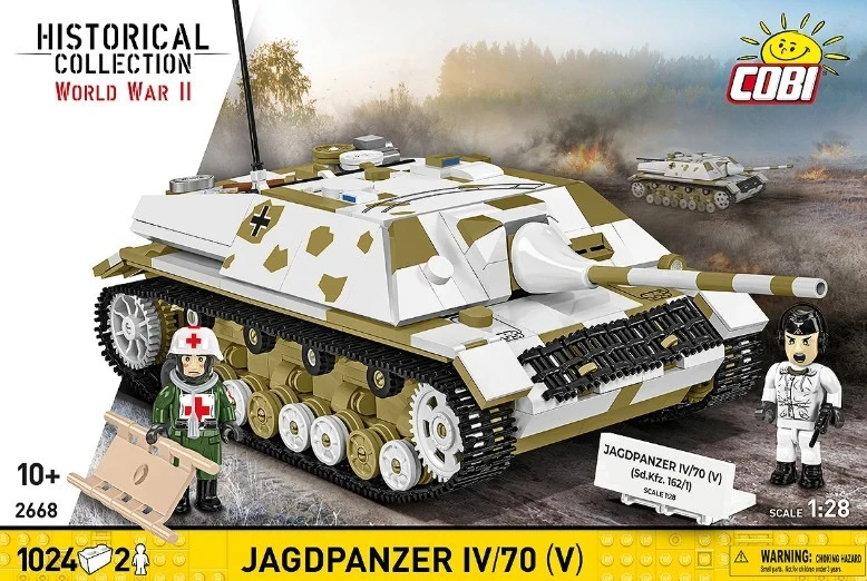 Cobi Klocki Jagdpanzer IV/70 (V) (Sd.Kfz.162/1) 1024 vnt.