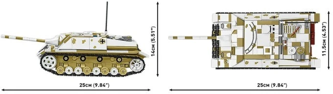 Cobi Klocki Jagdpanzer IV/70 (V) (Sd.Kfz.162/1) 1024 vnt.