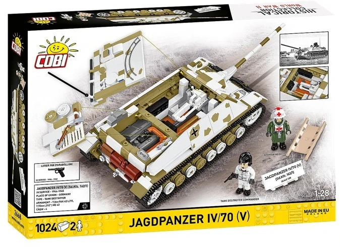 Cobi Klocki Jagdpanzer IV/70 (V) (Sd.Kfz.162/1) 1024 vnt.