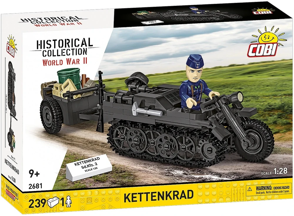 Cobi Žaislinis modelis Kettenkrad / Sd.Kfz. 2, 239 blokai, 1:28