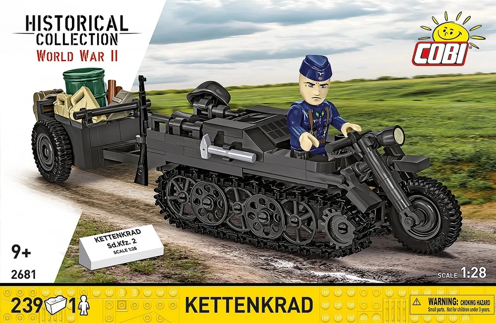 Cobi Žaislinis modelis Kettenkrad / Sd.Kfz. 2, 239 blokai, 1:28
