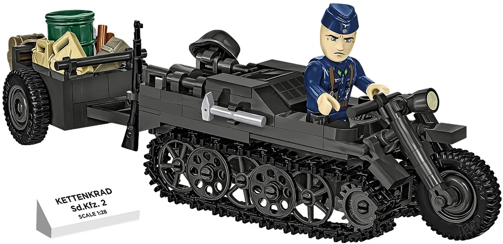 Cobi Žaislinis modelis Kettenkrad / Sd.Kfz. 2, 239 blokai, 1:28