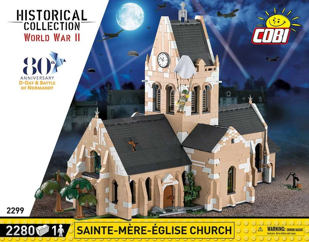 Cobi Bažnyčios blokai Sainte-mere-eglise
