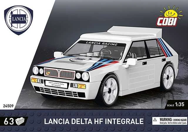 Statybinis žaislas - COBI - LANCIA DELTA INTG - 250 dalių - Balta - Montuoti pačiam