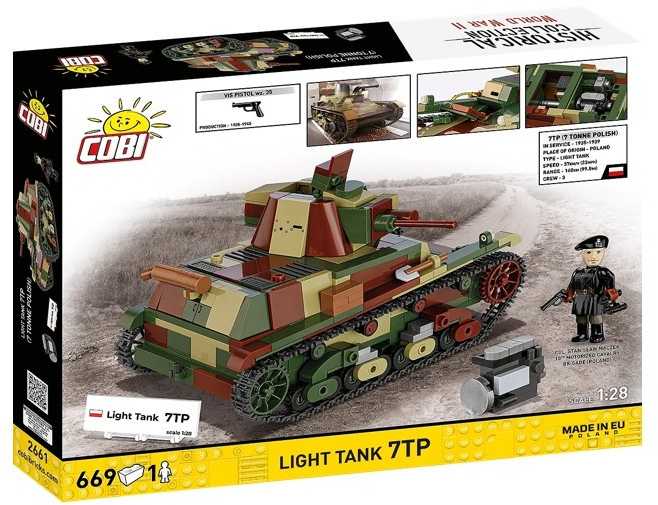 Cobi Klocki Lengvojo tanko 7tp blokai 669 vienetai