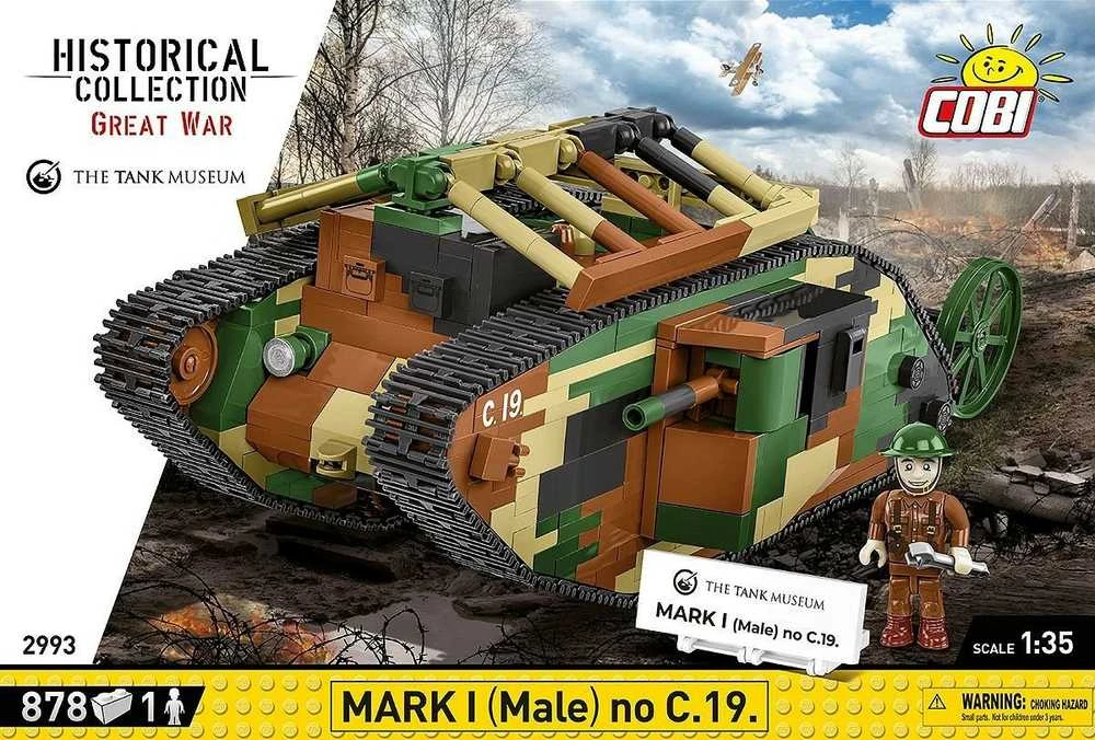 Cobi Mark I vyras modelis C.19 konstruktorius, 878 dalys