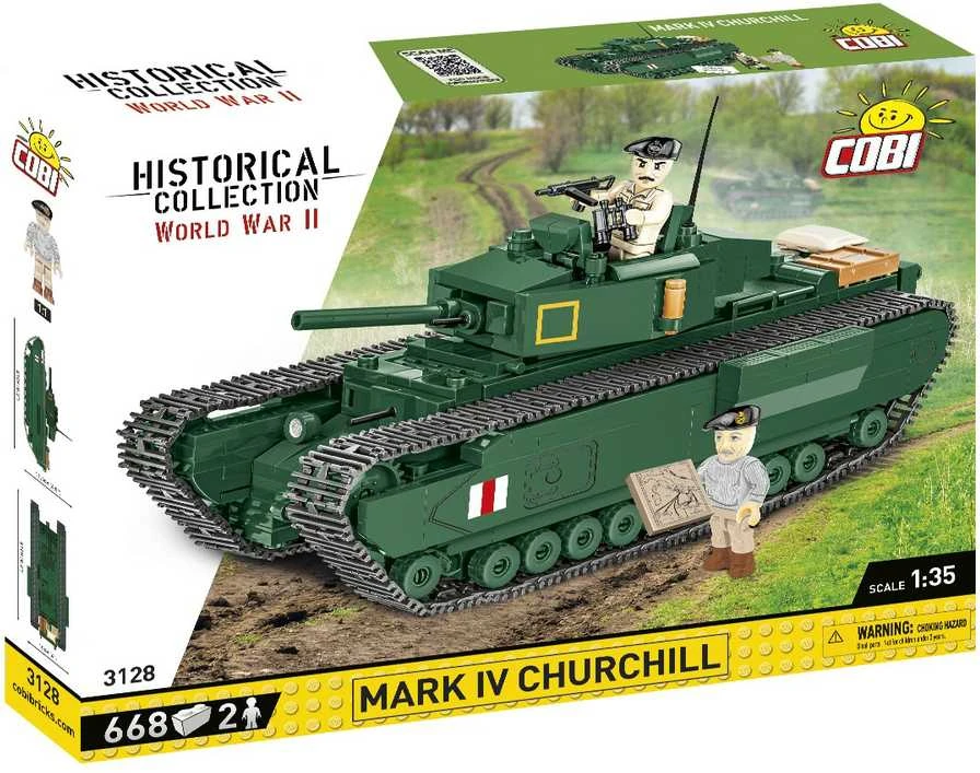 Cobi Klocki Mark IV Churchill 668 blokai