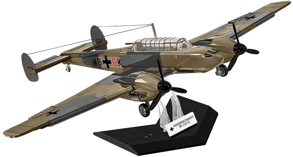 Cobi Kaladėlių rinkinys Messerschmitt Bf 110C 1:32 modeliui