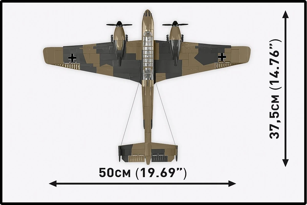 Cobi Kaladėlių rinkinys Messerschmitt Bf 110C 1:32 modeliui