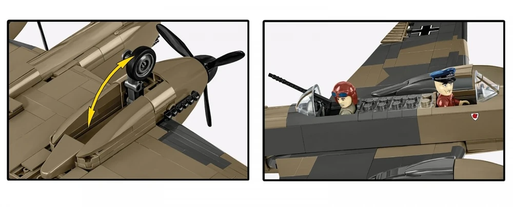 Cobi Kaladėlių rinkinys Messerschmitt Bf 110C 1:32 modeliui
