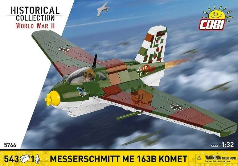 Cobi Klocki Messerschmitt Me 163B Komet 543 dalys