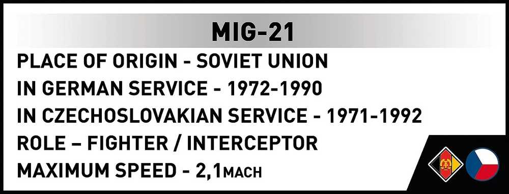 Cobi Klocki Mig 21 blokai 396 blokai