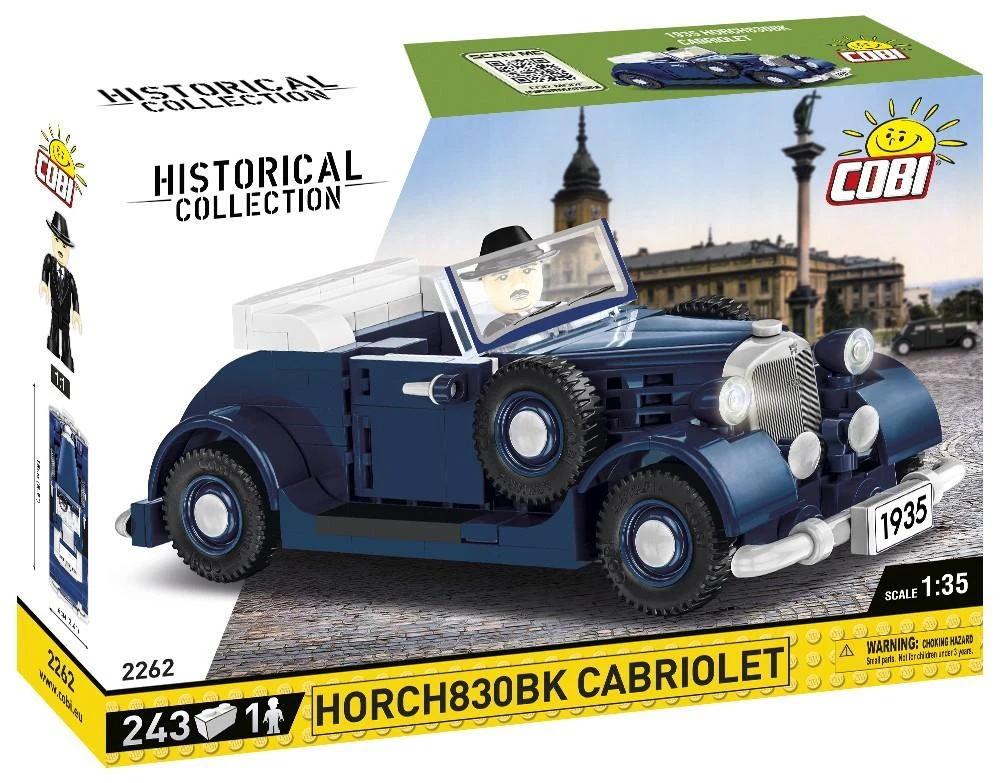 COBI 2262 blokai Horch830BK kabrioletas automobilis