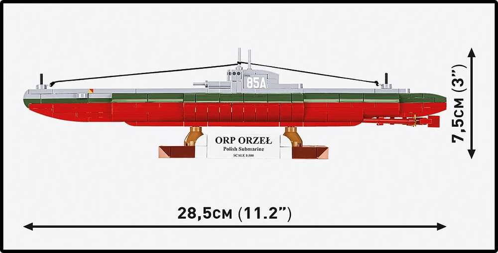 Cobi Klocki orp orzeł 193 klocki