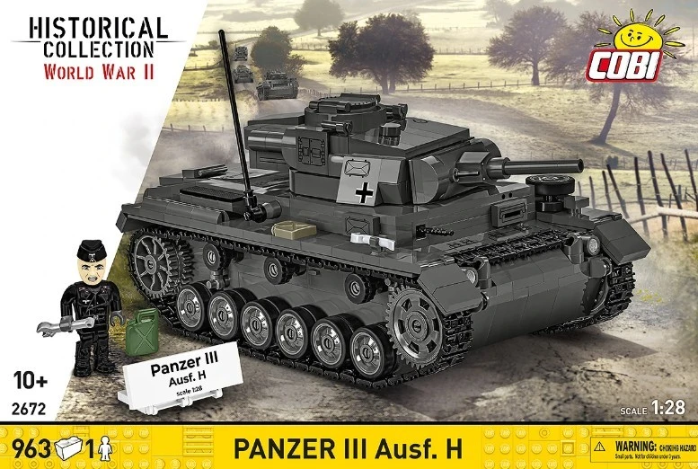 Cobi Klocki Panzer III Ausf.H blokai 963 vnt