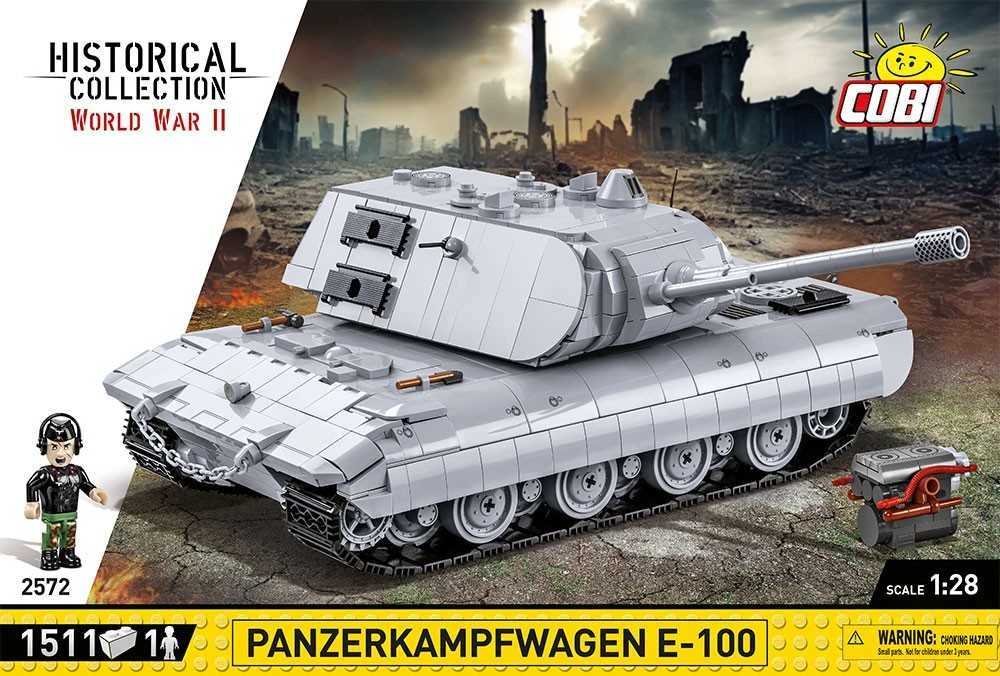 COBI - Konstruktorius Panzerkampfwagen E-100, 1/28, 2572