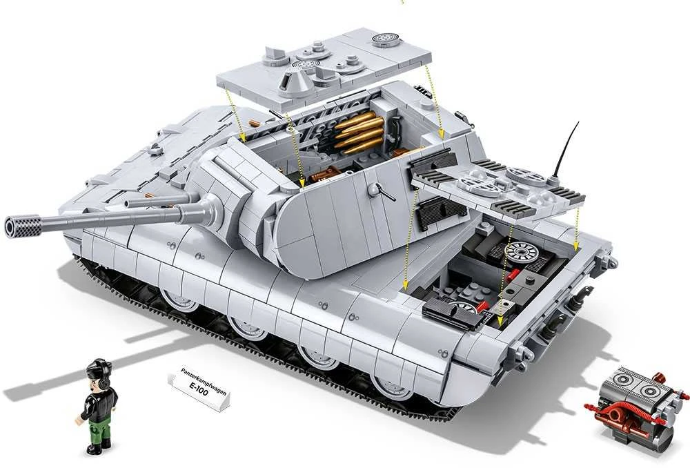 COBI - Konstruktorius Panzerkampfwagen E-100, 1/28, 2572