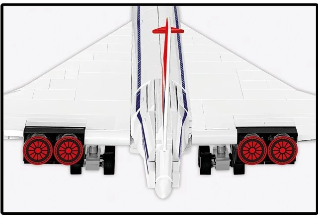 Cobi Klocki samolot concorde g-bbdg 518 dalys