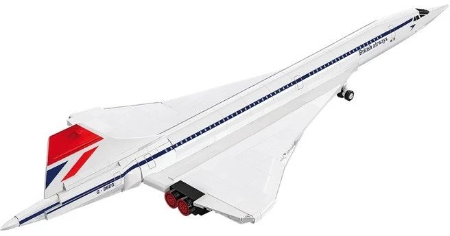 Cobi Klocki samolot concorde g-bbdg 518 dalys