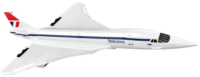 Cobi Klocki samolot concorde g-bbdg 518 dalys