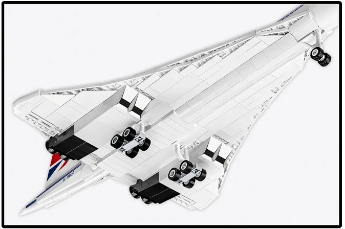 Cobi Klocki samolot concorde g-bbdg 518 dalys