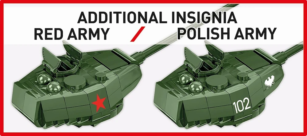 Cobi Klocki t-34-85 1046 klocków