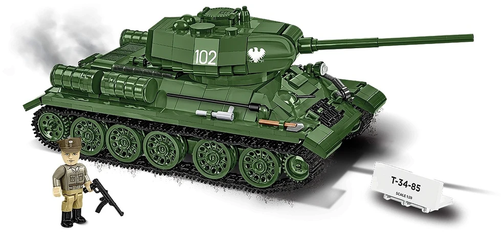 Cobi Klocki t-34-85 1046 klocków
