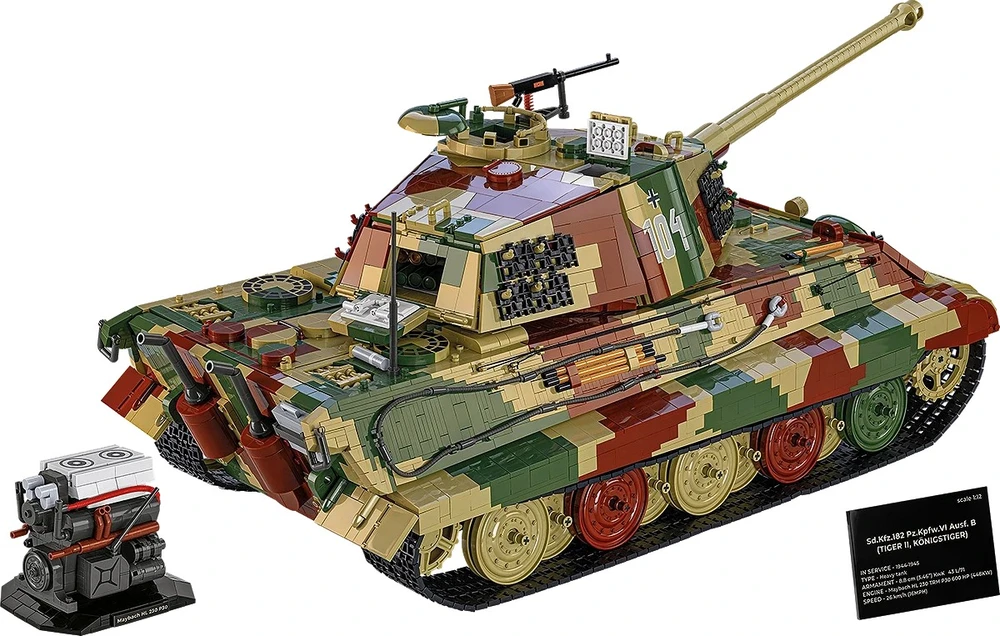 Cobi Tiger II Król tygrys (2808)