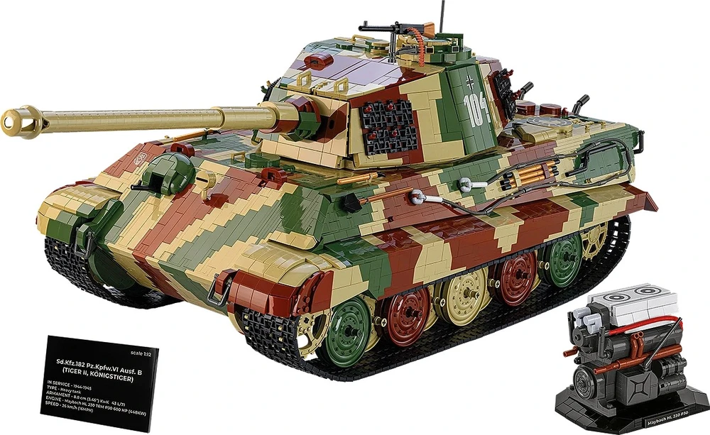 Cobi Tiger II Król tygrys (2808)