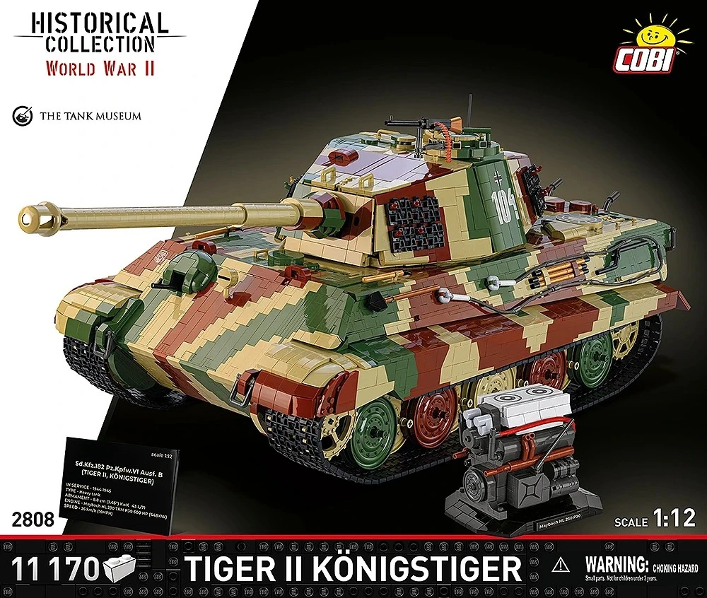 Cobi Tiger II Król tygrys (2808)
