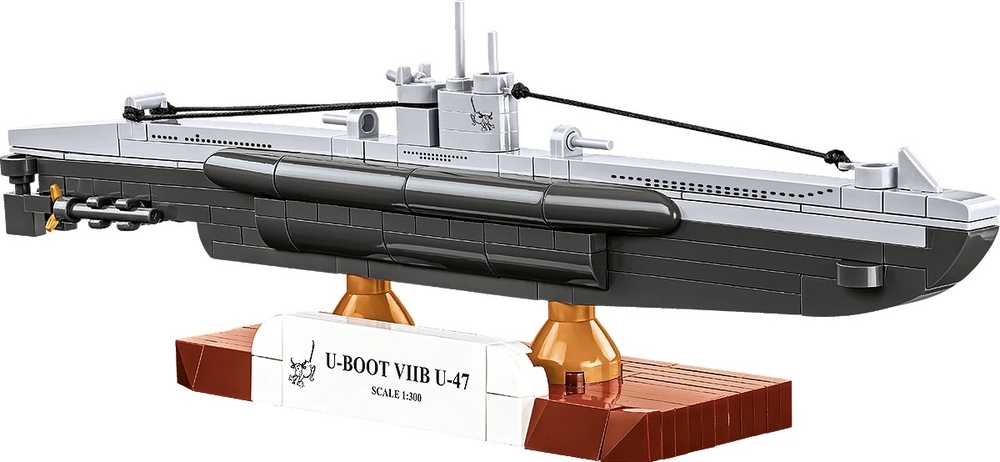 Cobi Niemiecka łódź podwodna U-47 T.VIIB 1:300 (4858)