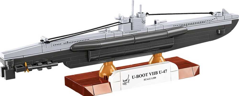 Cobi Niemiecka łódź podwodna U-47 T.VIIB 1:300 (4858)
