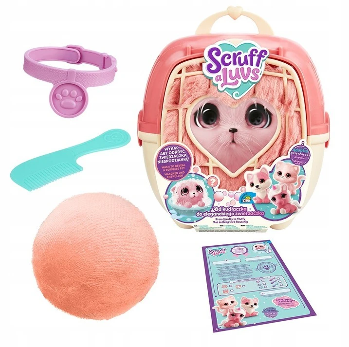 Cobi Maskotka little live pets scruff a luvs zwierzaczki - koral