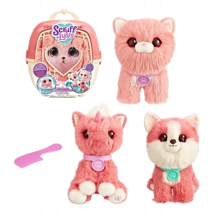 Cobi Maskotka little live pets scruff a luvs zwierzaczki - koral