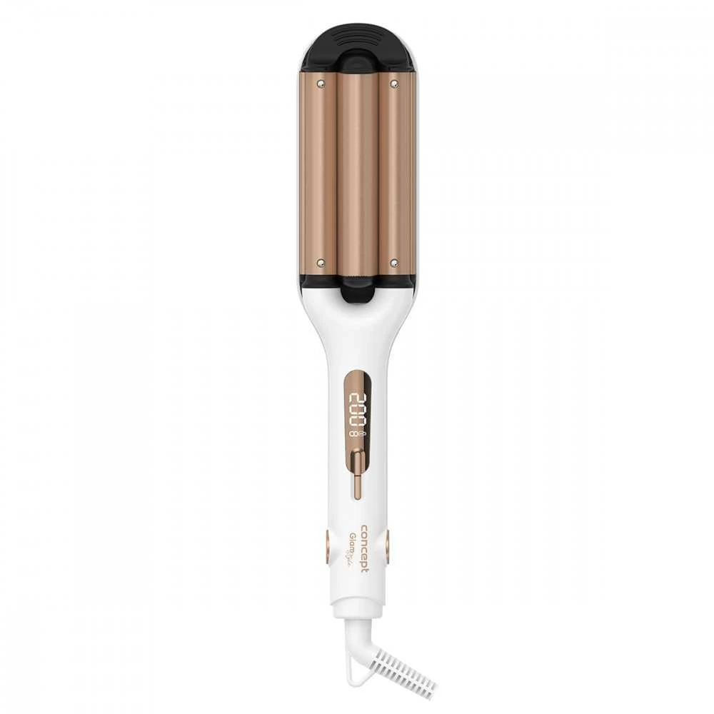 Concept KT2140 Hair styling device – waver auksinis, baltas