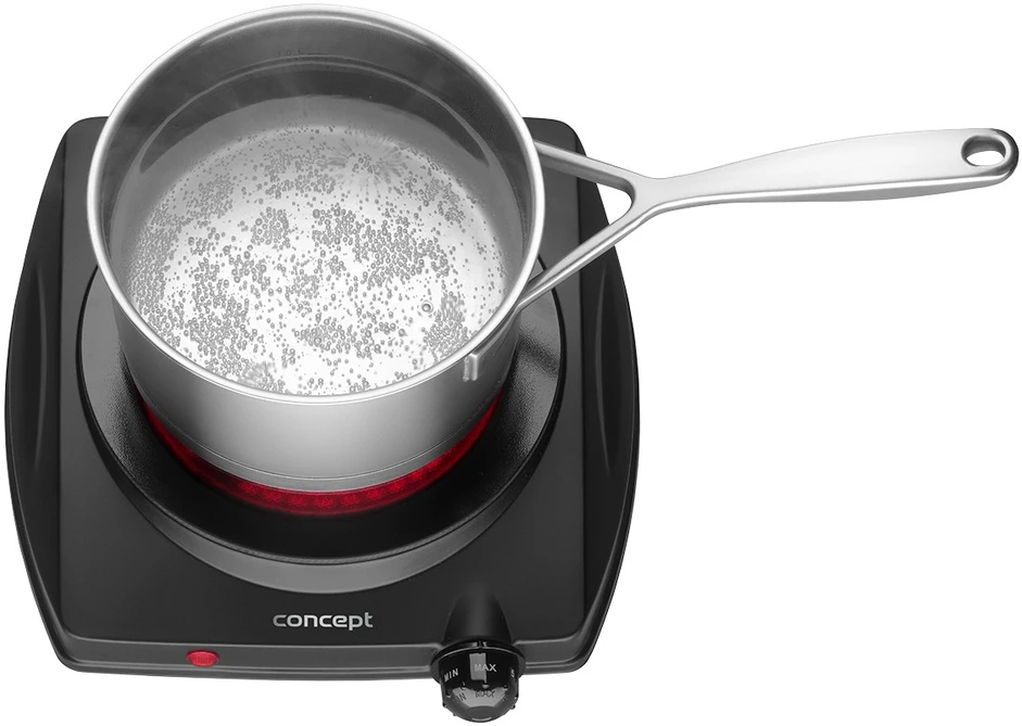 Concept Kuchenka elektrinė jednopalnikowa 1250w ve3065 juoda