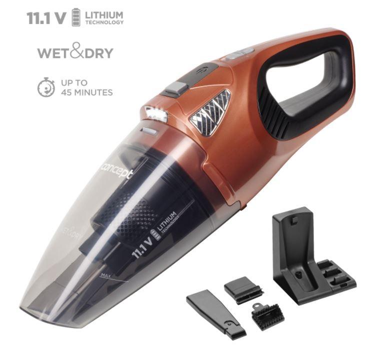 „Concept“ drėgno ir sauso valymo rankinis dulkių siurblys VP4360