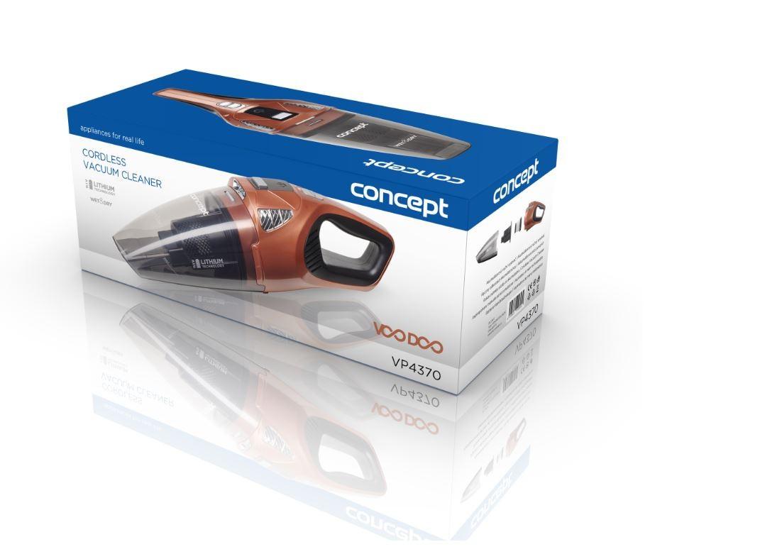 „Concept“ drėgno ir sauso valymo rankinis dulkių siurblys VP4360