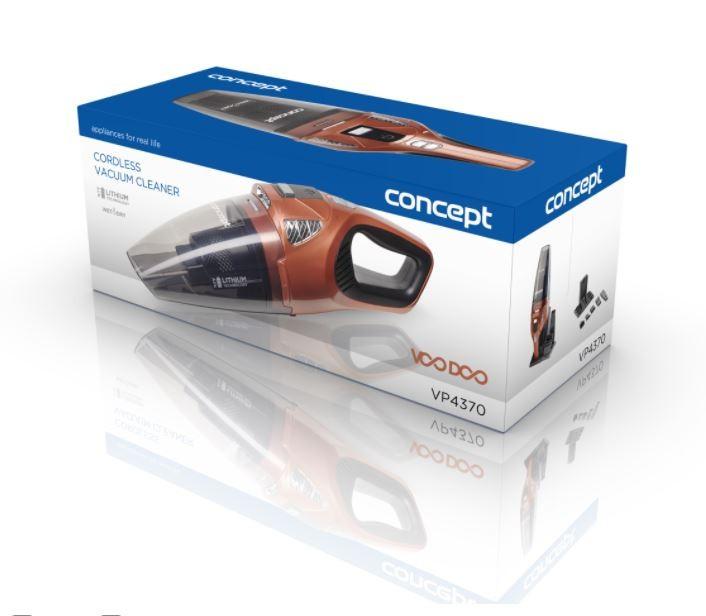 „Concept“ drėgno ir sauso valymo rankinis dulkių siurblys VP4360