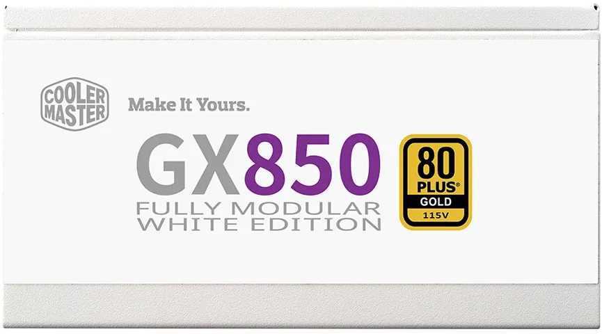 Cooler Master Maitinimo šaltinis MWE GOLD 850 V2 ATX 3.1 Baltas EDITION, 80+ GOLD