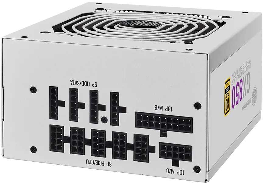 Cooler Master Maitinimo šaltinis MWE GOLD 850 V2 ATX 3.1 Baltas EDITION, 80+ GOLD