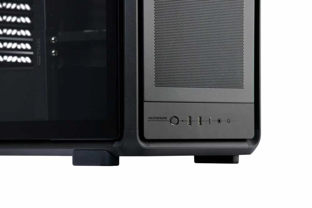 „Cooler Master MasterFrame 500 Mesh“ kompiuterio korpusas, Midi bokštas, E-ATX, grūdintas stiklas - juodas