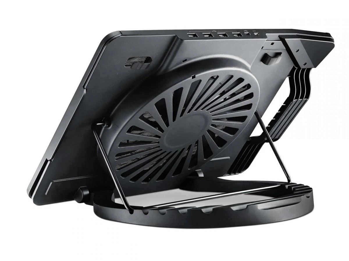 Cooler Master Notebook aušintuvas ERGOSTAND III R9-NBS-E32K-GP Juodas, 385x280x46,7-225,5 mm