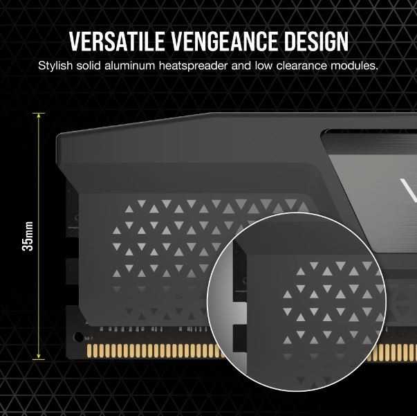 RAM Corsair Atmintis ddr5 vengeance 32gb/6000 (2*16gb) cl30 amd expo ir intel xmp